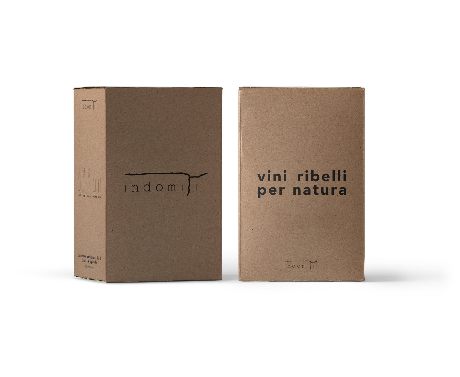 packaging vino naturale