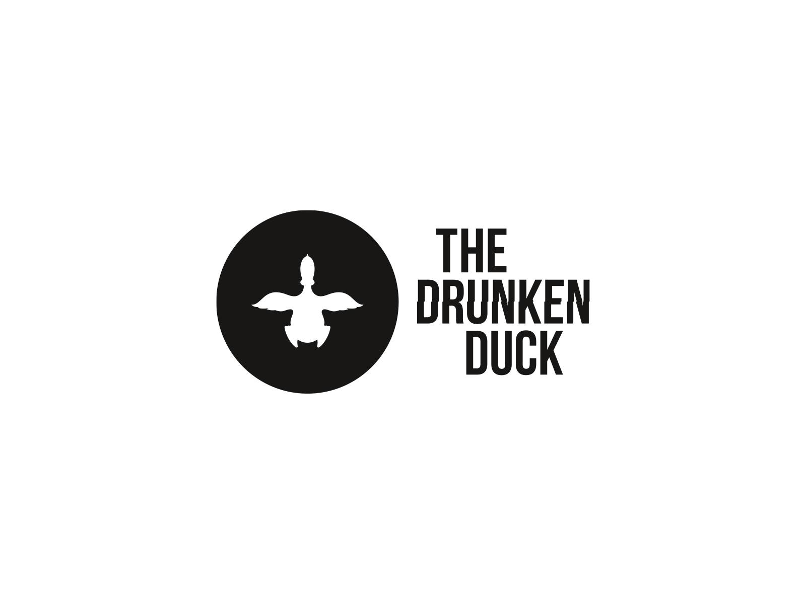 realizzazione logo The Drunken Duck